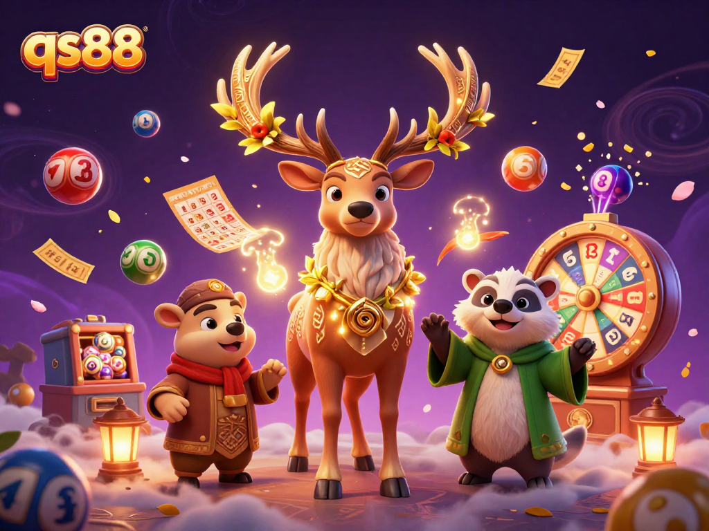 Experience thrilling fun at qs88 with vibrant lottery games and enchanting 3D characters.