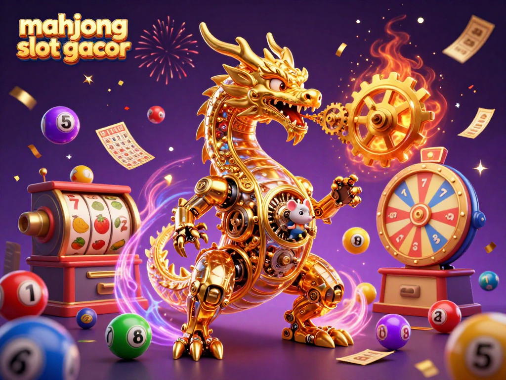 Engage in winning strategies with mahjong slot gacor in a vibrant casino scene full of action.