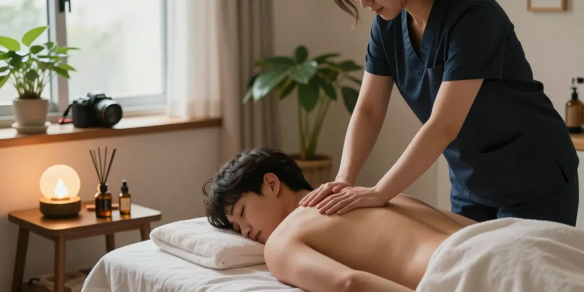중랑구출장마사지 providing a tranquil home massage experience with trained therapists.