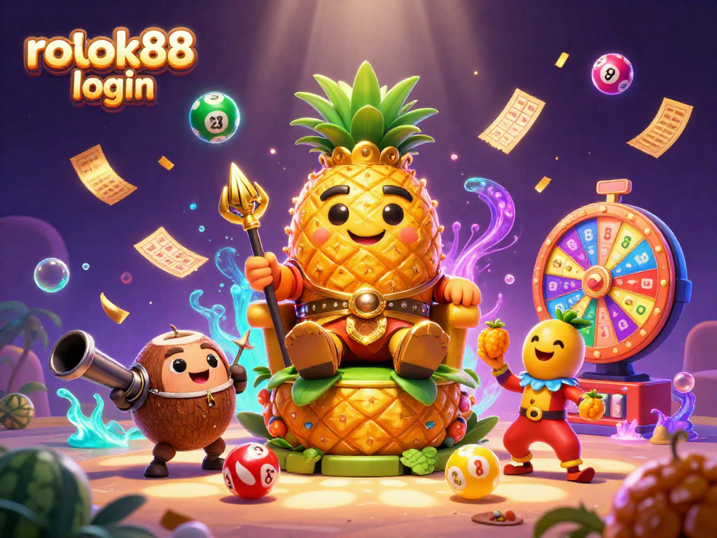 Experience the exciting world of gaming with rokok88 login, featuring vibrant casino elements.
