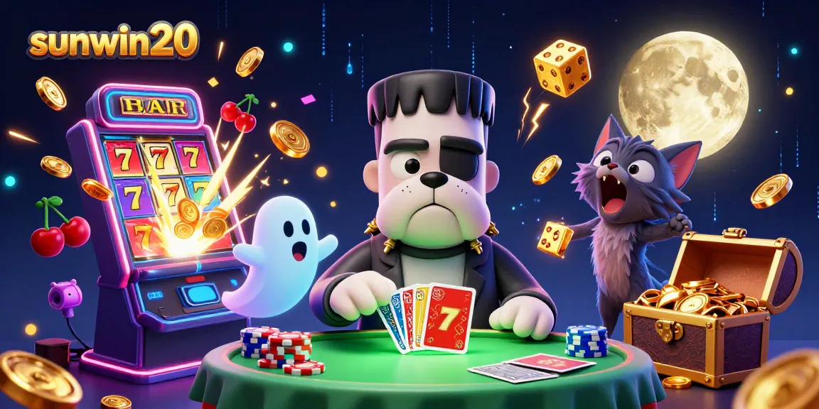 Engage with sunwin20's exciting casino action featuring fun characters in a vibrant gaming scene.
