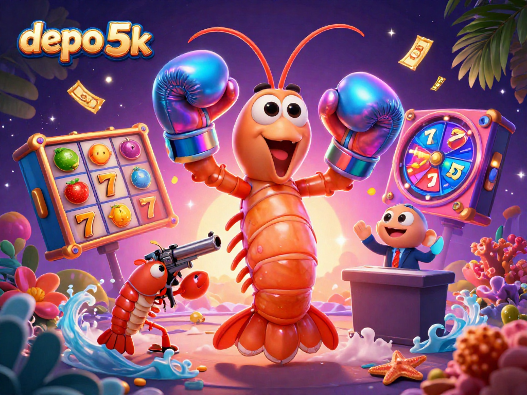 Enjoy thrilling gameplay at depo 5k with vibrant slot reels and action-packed elements.