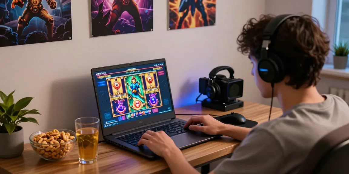 Gamer bermain slot di JNETOTO dengan grafis menarik, suasana nyaman, dan akses mudah.