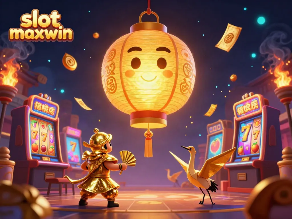 Gali kemenangan besar dengan slot maxwin, ilustrasi penuh warna yang menggembirakan.