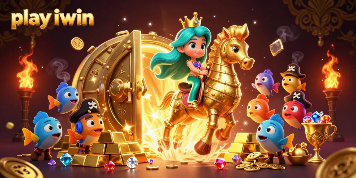 Engage in the thrill of play iwin amid a treasure-filled adventure with mermaids and riches.