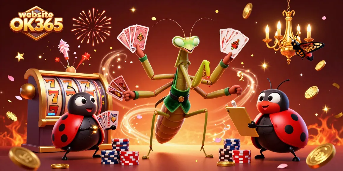 Engage with exciting gameplay on website OK365 showcasing a vibrant casino scene with vibrant animated characters.