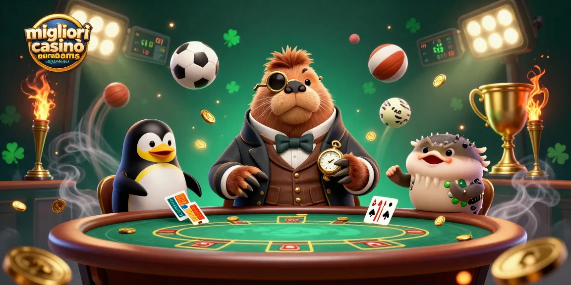 I migliori casinò non AAMS che pagano subito con divertenti personaggi 3D al tavolo da poker.