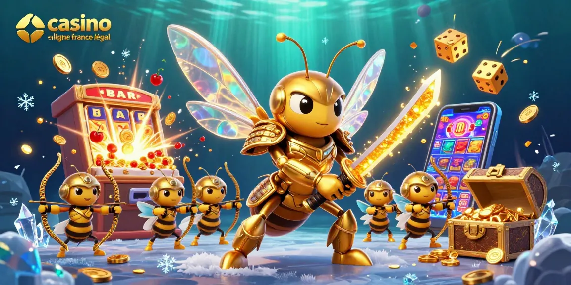 Découvrez le casino en ligne légal en France avec des personnages animés et une ambiance festive de jeux.