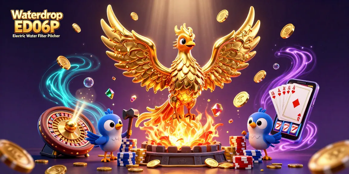 Waterdrop ED06P Electric Water Filter Pitcher spins up thrilling casino action with golden winnings and vibrant gameplay.