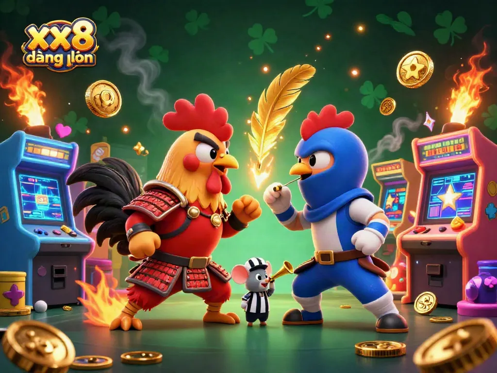 Join the excitement with xx8 đăng nhập as roosters battle for glory in a vibrant casino world!