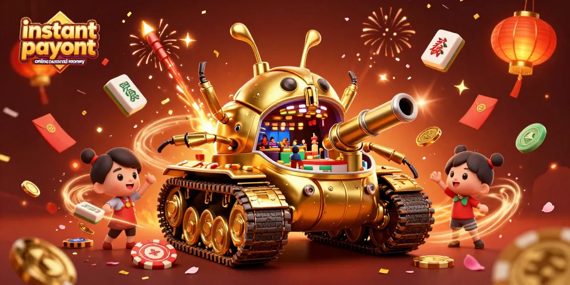 Experience instant payout online casino real money in vibrant 3D scene with joyful gaming elements.