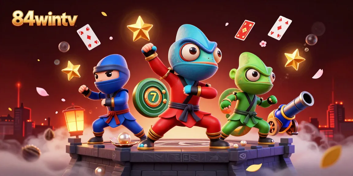 Experience thrilling gameplay at 84wintv through vibrant digital art celebrating casino excitement.