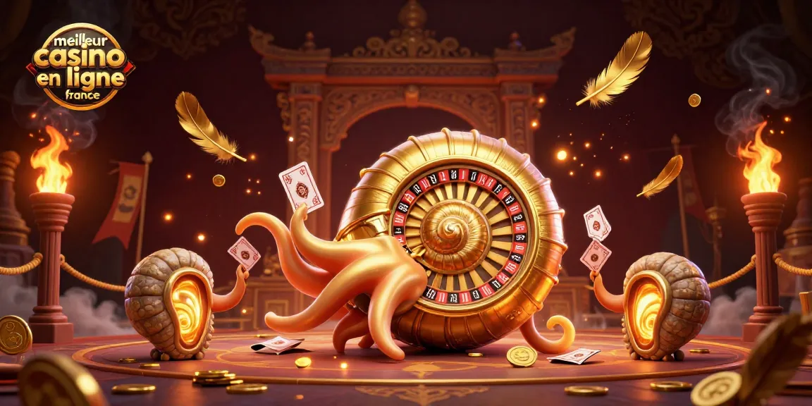 Profitez des jeux au meilleur casino en ligne France avec un nautilus géant en 3D