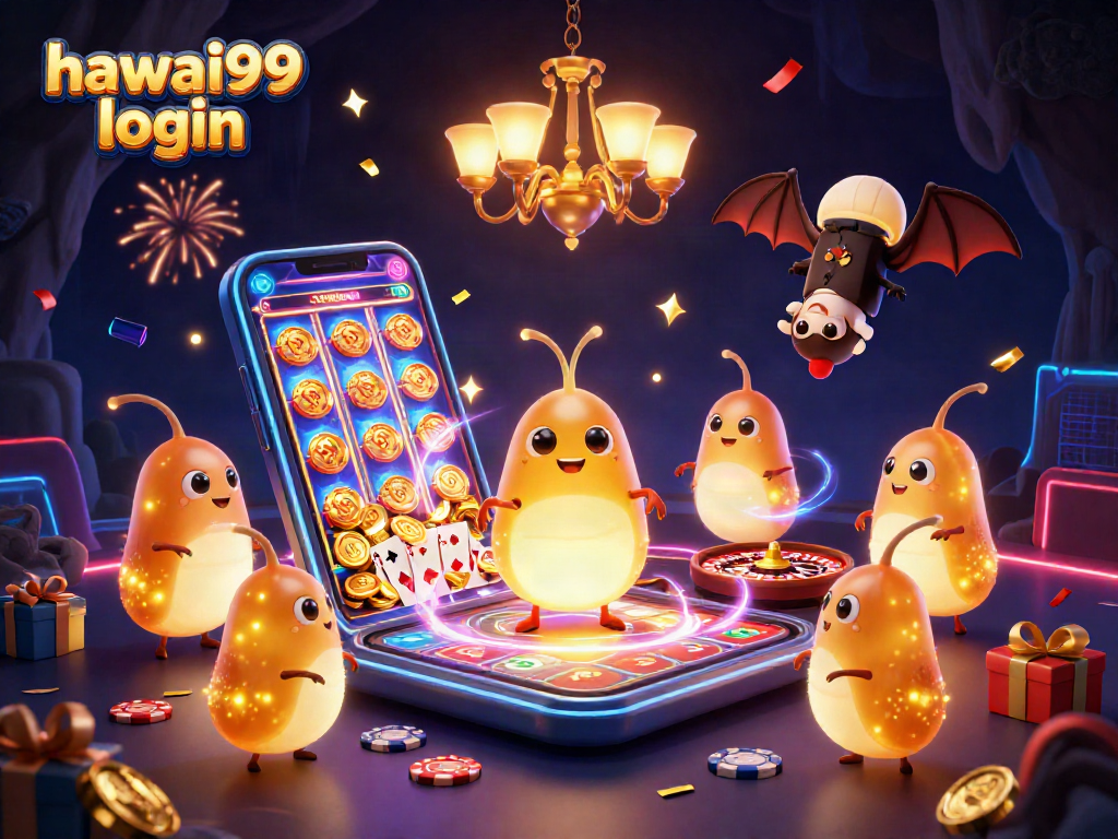 Experience the excitement of hawai99 login at a vibrant cave casino with glowworms