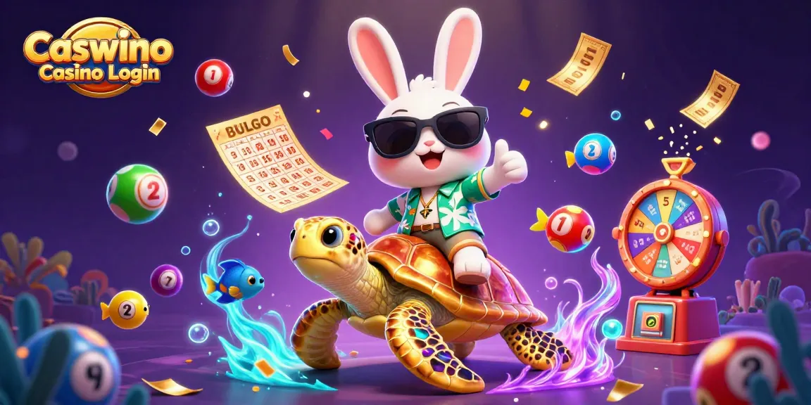 Experience the excitement of Caswino Casino Login with a vibrant underwater casino adventure featuring lucky characters and energetic elements.