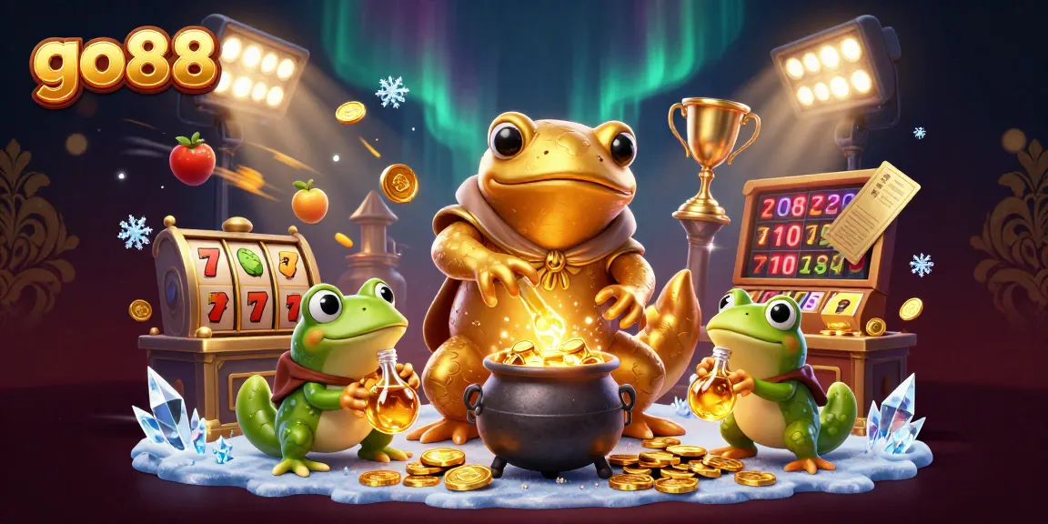 Experience the thrill of go88 with this vibrant illustration of a magical casino world.