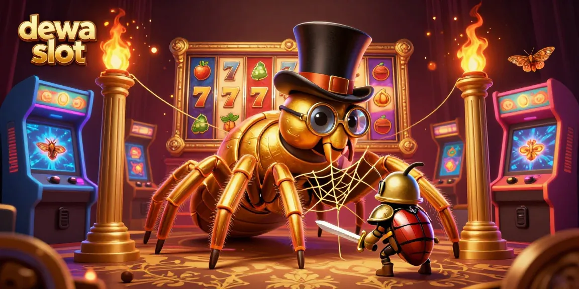 Experience the excitement of dewa slot gaming with captivating characters in a vibrant casino scene.