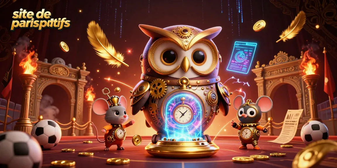 Venez découvrir le site de paris sportifs avec une illustration 3D captivante d'un hibou voyageur.