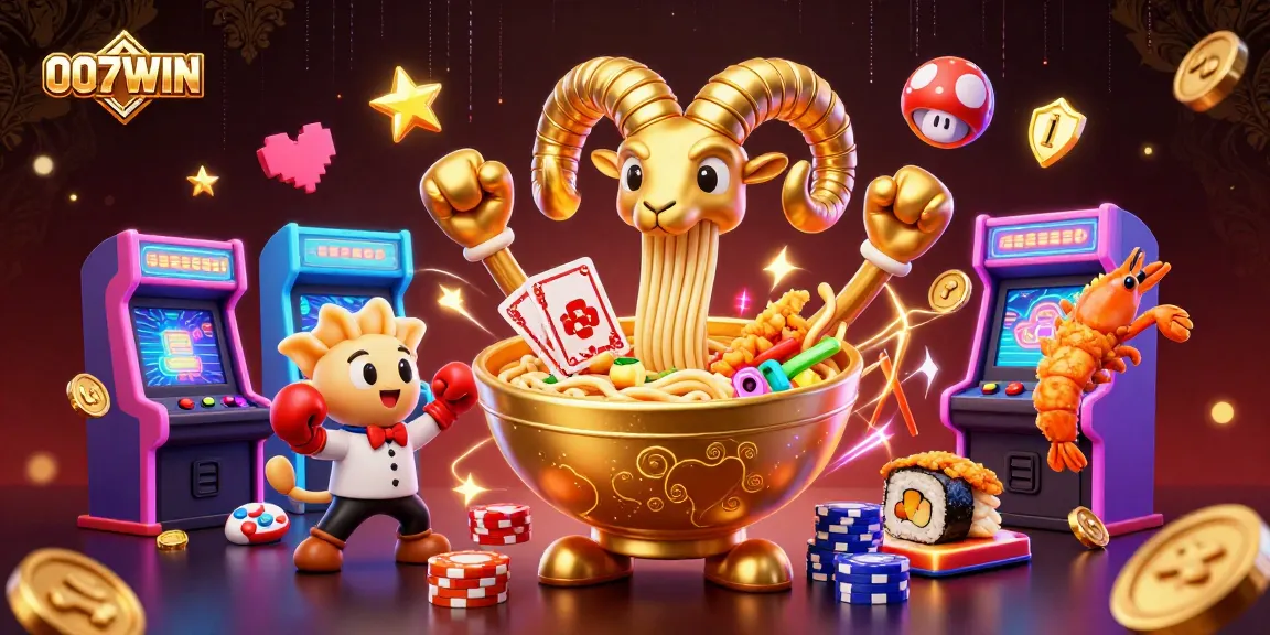 Experience thrilling gameplay at 007WIN with exciting casino activities and vibrant 3D characters.